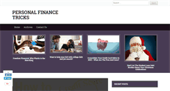 Desktop Screenshot of personalfinancetricks.com